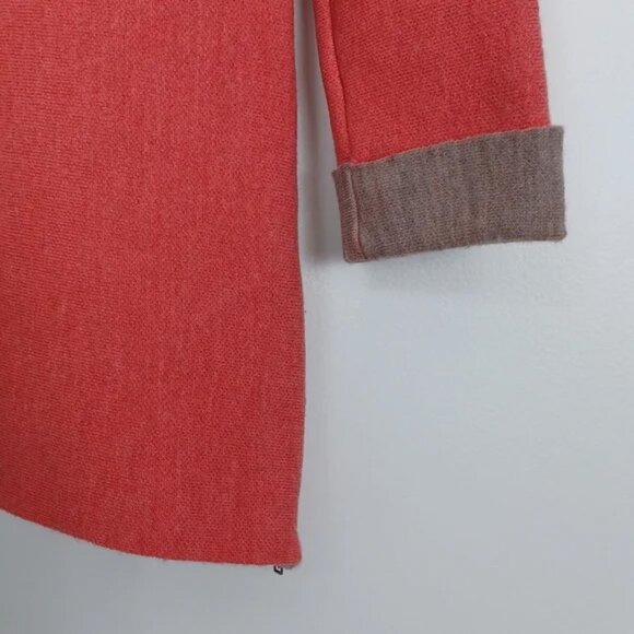 ✨3/$25✨ Nanette Lepore Orange Merino Wool Sweater - L - Picture 8 of 9